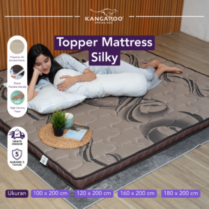 Kangaroo - Topper Mattress Silky - Solusi tidur nyenyak walau dikasur lama
