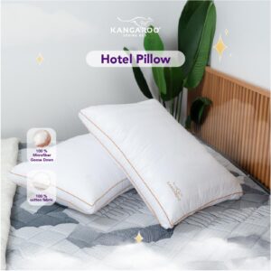 Kangaroo - Royal Pillow Microfibre - 50x70 - (Synthetic Goose down & Luxurious Soft Touch)